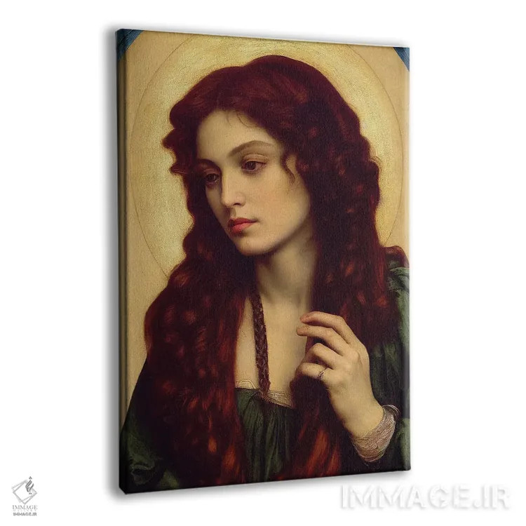 تابلو دکوراتیو نقاشی مادلنا اثر مایک کیف - نمای پرسپکتیو محصول