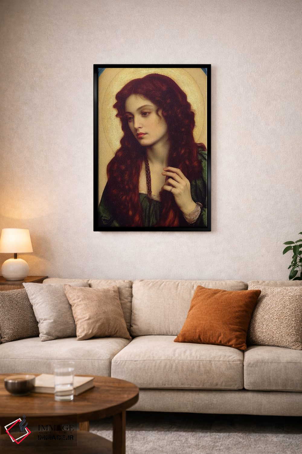 تابلو دکوراتیو نقاشی مادلنا اثر مایک کیف - D3B