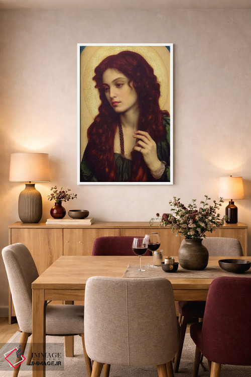 تابلو دکوراتیو نقاشی مادلنا اثر مایک کیف - D5W