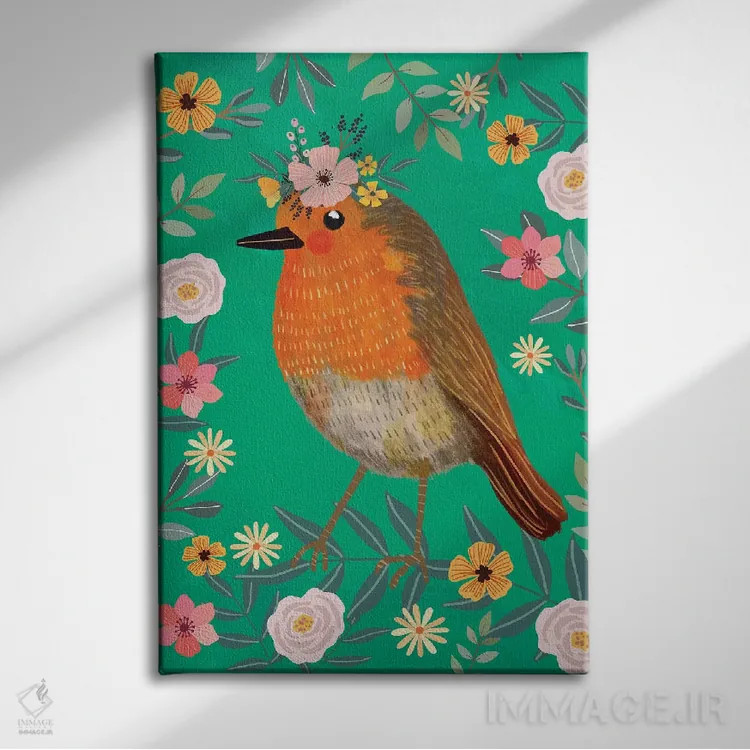 تابلو دکوراتیو سار اثر میا چارو - نمای روبهرو روی دیوار