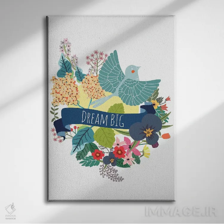 تابلو دکوراتیو رویای بزرگ اثر میا چارو - نمای روبهرو روی دیوار