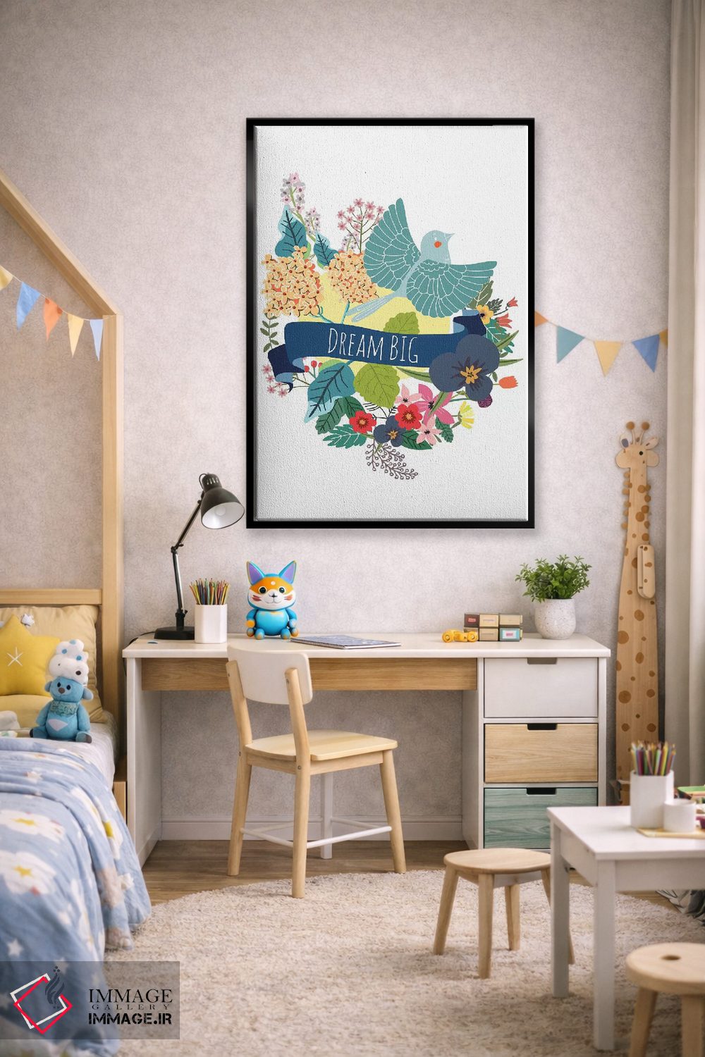 تابلو دکوراتیو رویای بزرگ اثر میا چارو - D2B