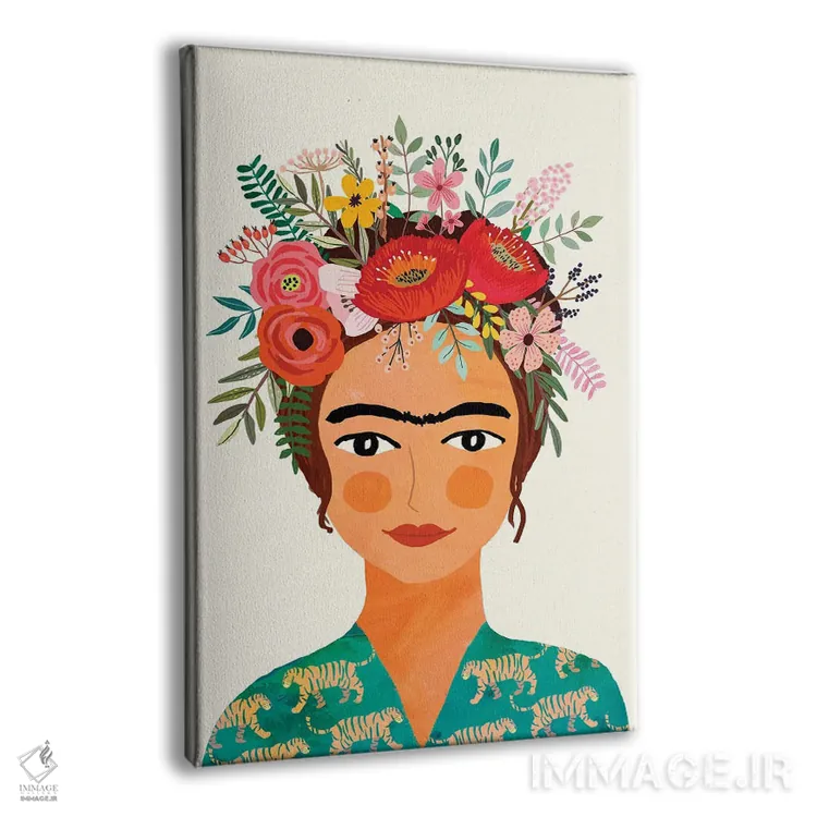 تابلو دکوراتیو فریدا اثر میا چارو - نمای پرسپکتیو محصول