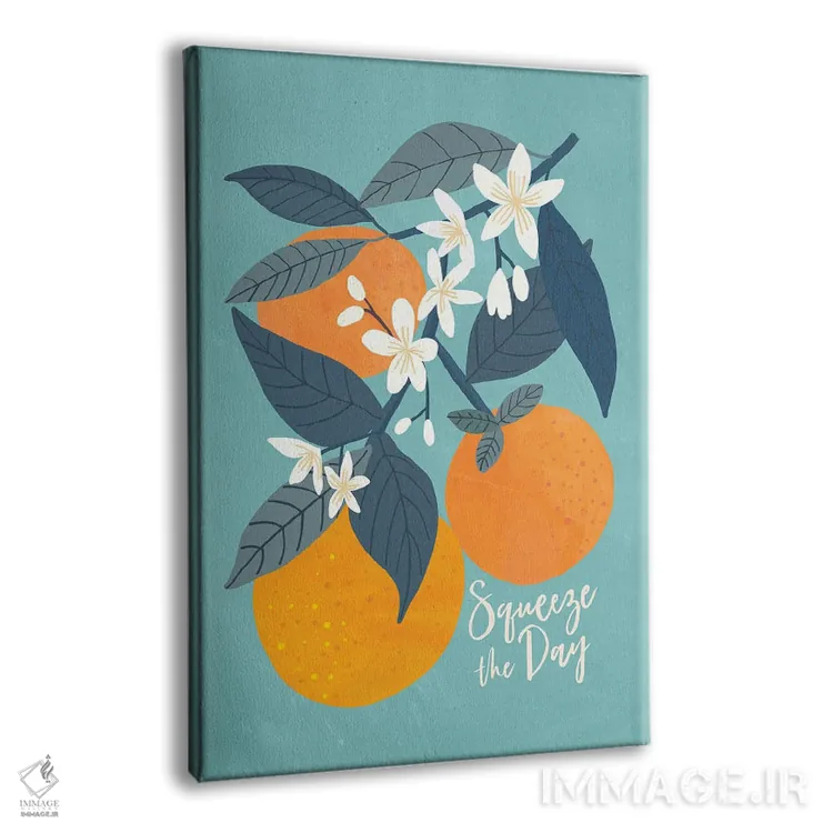 تابلو دکوراتیو پرتقال ها اثر میا چارو - نمای پرسپکتیو محصول
