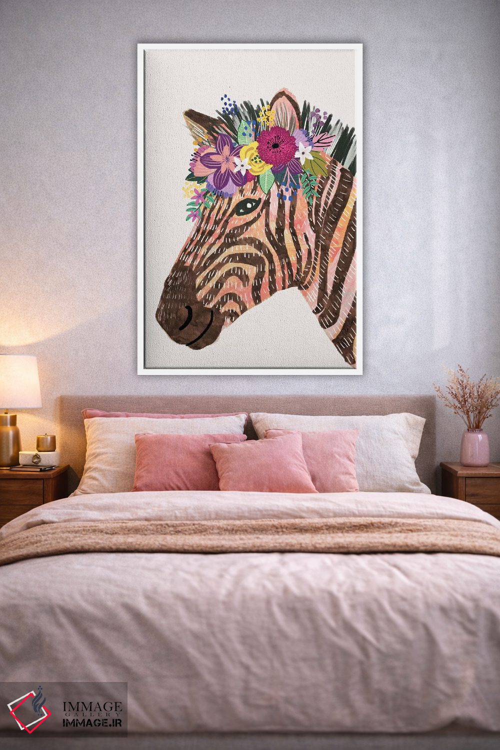 تابلو دکوراتیو گورخر اثر میا چارو - D1W