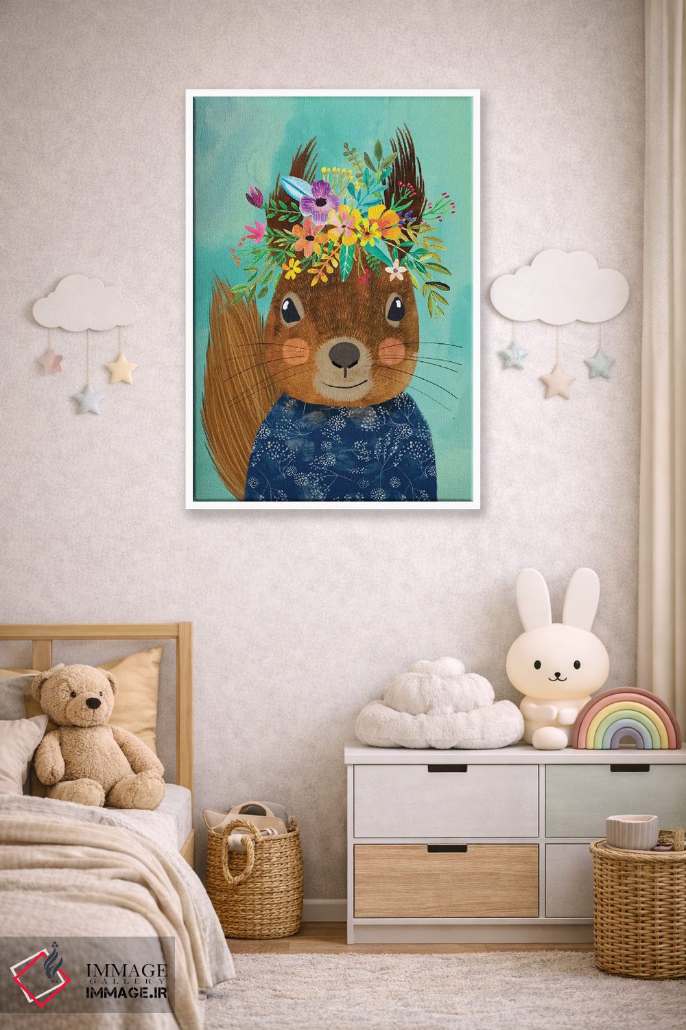 تابلو دکوراتیو سنجاب اثر میا چارو - D4W