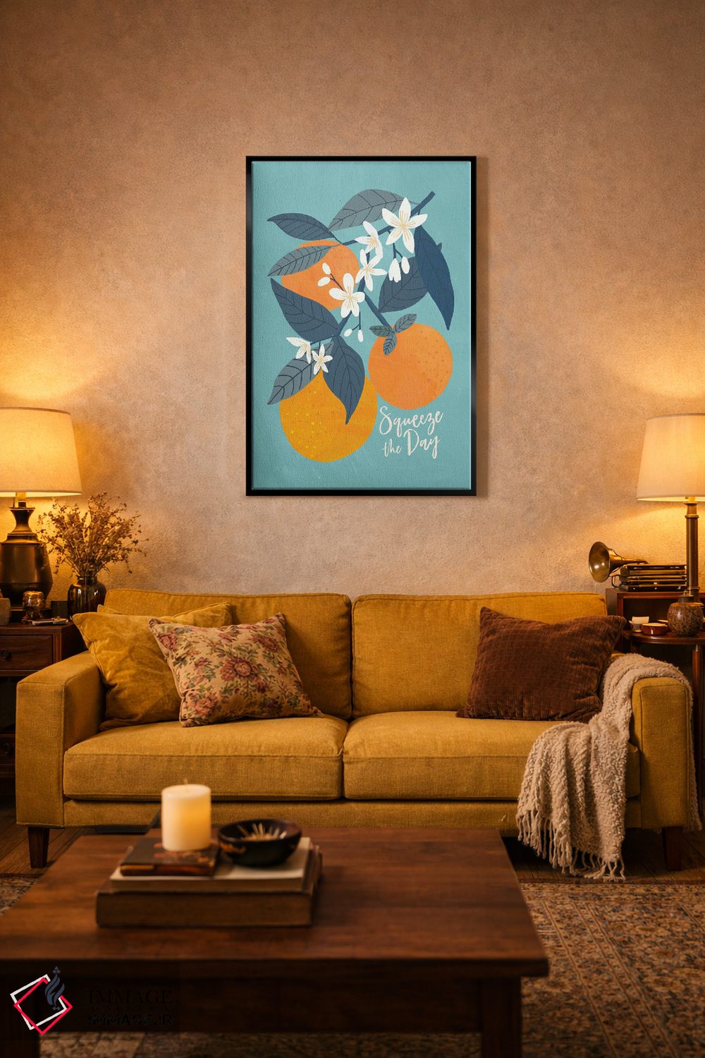 تابلو دکوراتیو پرتقال ها اثر میا چارو - D4B
