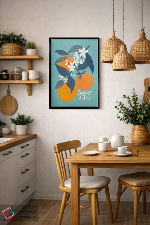 تابلو دکوراتیو پرتقال ها اثر میا چارو - D6B