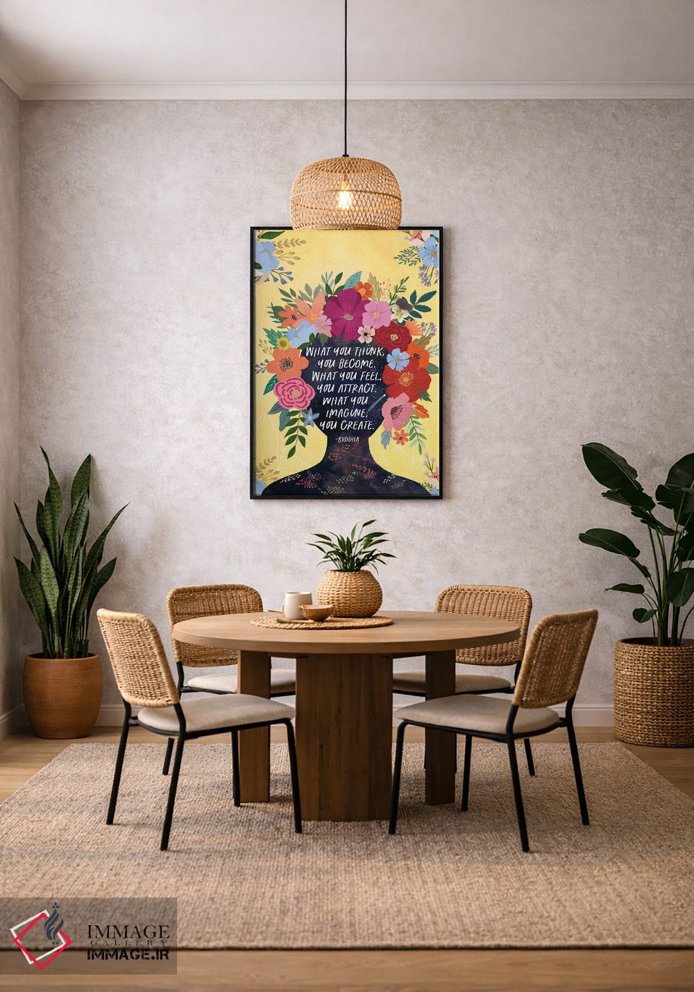 تابلو دکوراتیو جذب سوم اثر میا چارو - D2B