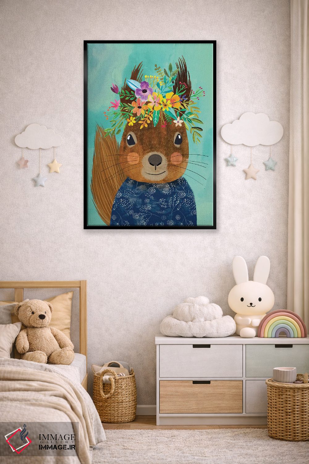 تابلو دکوراتیو سنجاب اثر میا چارو - D6B