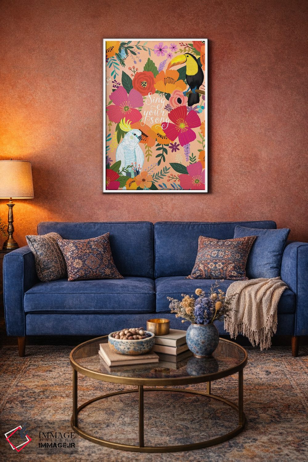 تابلو دکوراتیو پرندگان اثر میا چارو - D2W