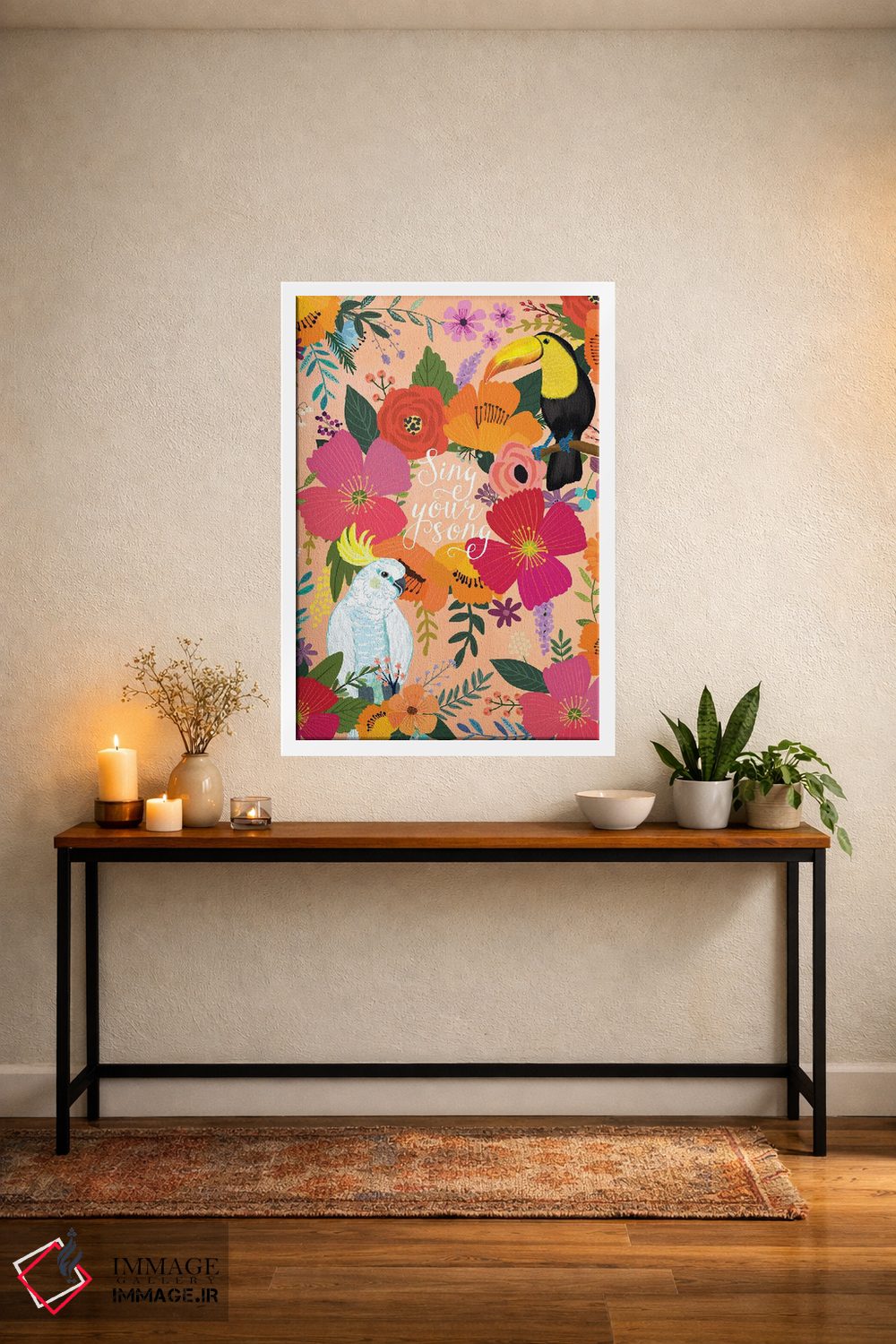 تابلو دکوراتیو پرندگان اثر میا چارو - D3W