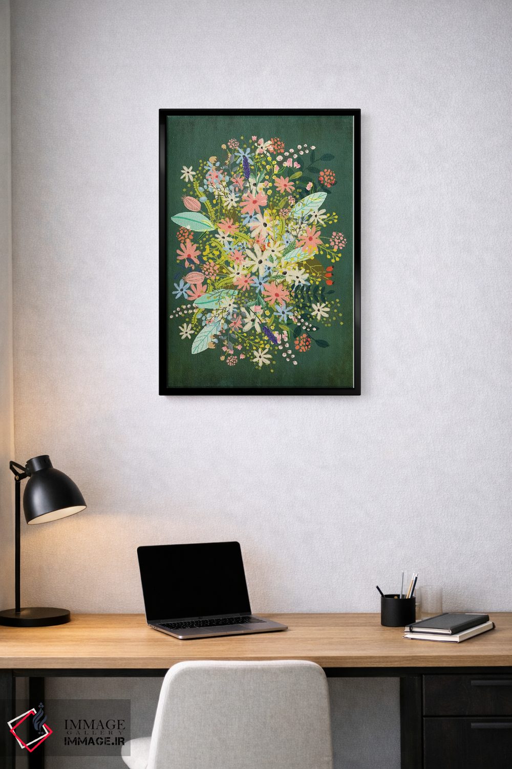 تابلو دکوراتیو گل ها اثر میا چارو - D2B