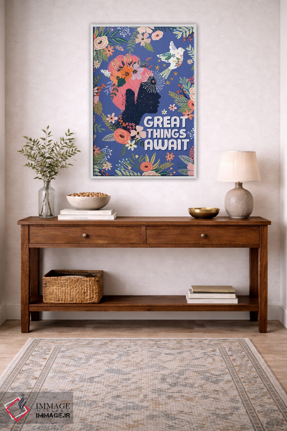 تابلو دکوراتیو چیزهای بزرگ اثر میا چارو - D2W