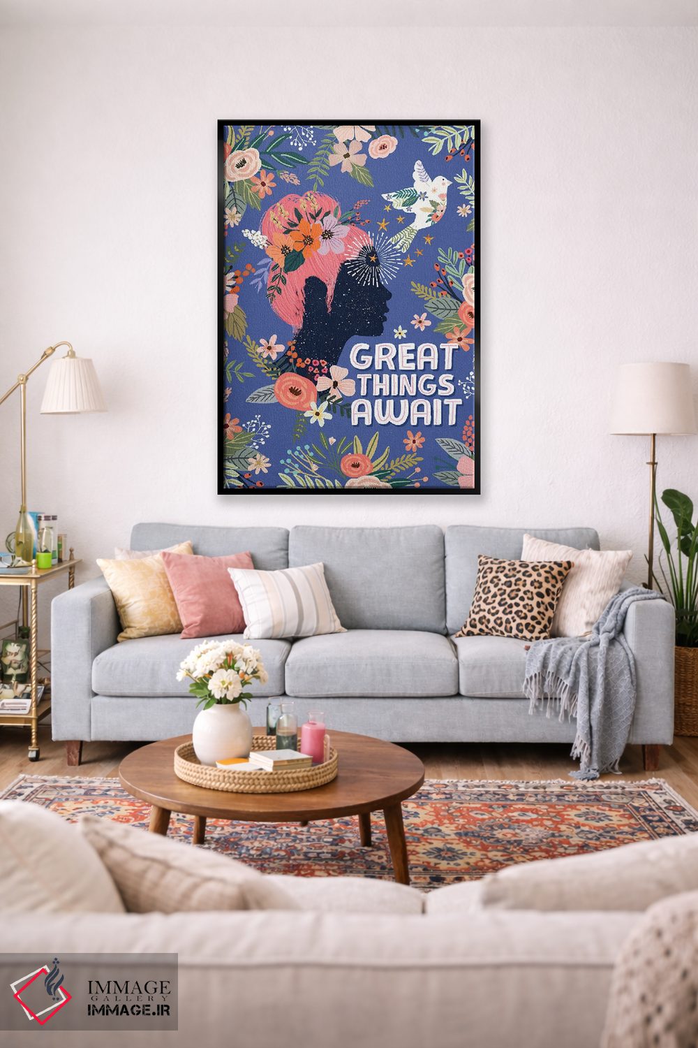 تابلو دکوراتیو چیزهای بزرگ اثر میا چارو - D1B