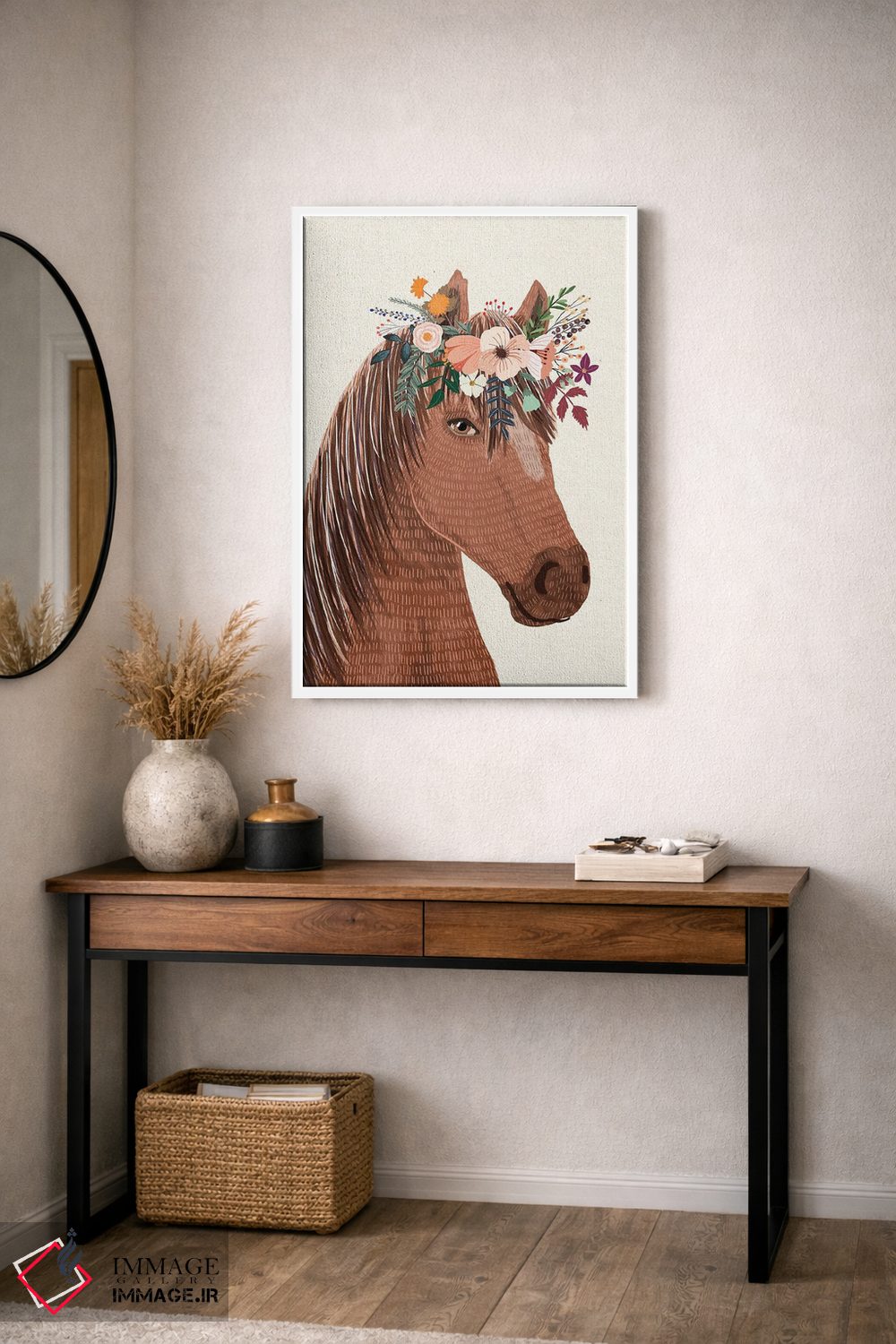تابلو دکوراتیو اسب اثر میا چارو - D2W
