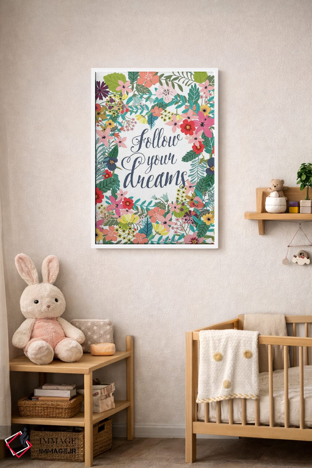 تابلو دکوراتیو رویایت را دنبال کن اثر میا چارو - D3W