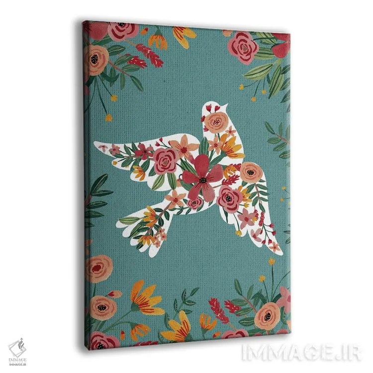 تابلو دکوراتیو صلح اثر میا چارو - نمای پرسپکتیو محصول