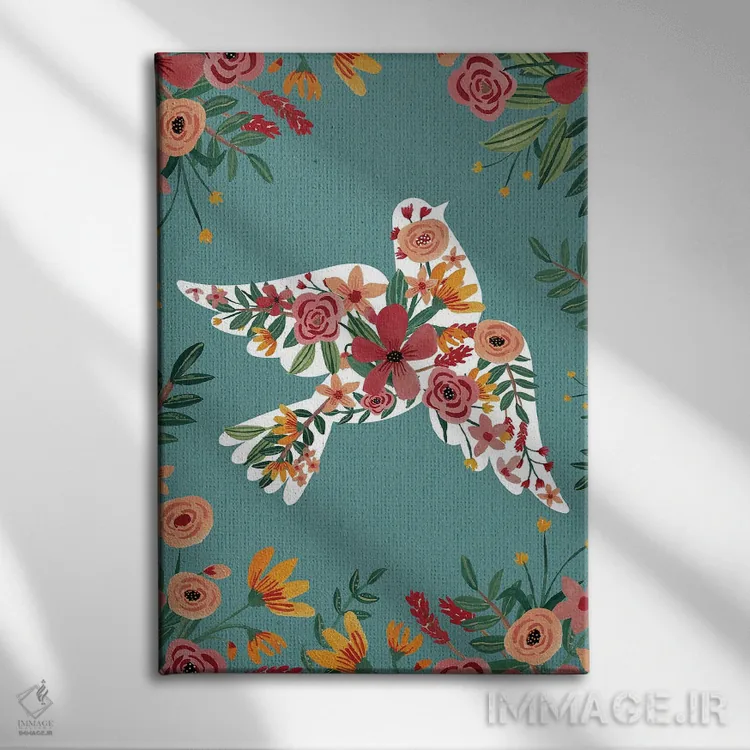 تابلو دکوراتیو صلح اثر میا چارو - نمای روبهرو روی دیوار