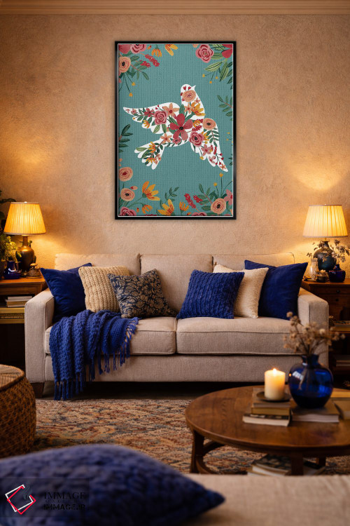 تابلو دکوراتیو صلح اثر میا چارو - D4B