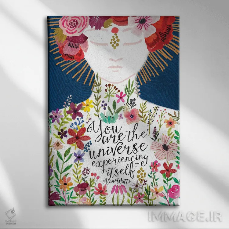 تابلو دکوراتیو تمام جهان اثر میا چارو - نمای روبهرو روی دیوار