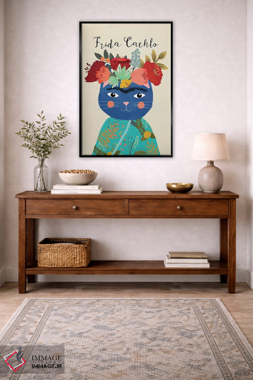 تابلو دکوراتیو فریدا کتلو اثر میا چارو - D4B