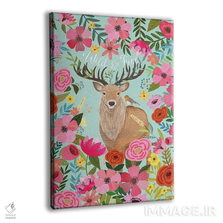 تابلو دکوراتیو وحشی و آزاد ۳ اثر میا چارو - نمای پرسپکتیو محصول