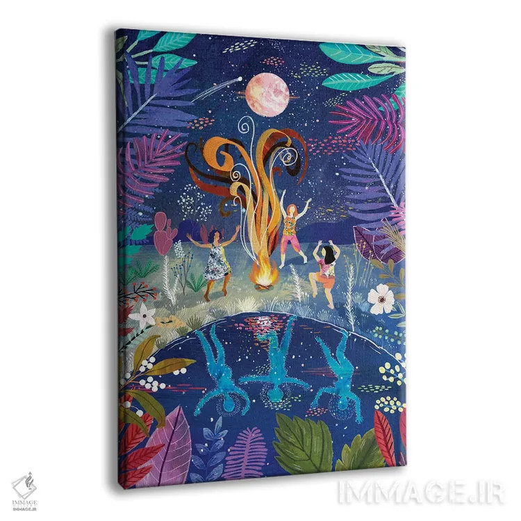 تابلو دکوراتیو با نیاکان مان رقصیدیم اثر میا چارو - نمای پرسپکتیو محصول