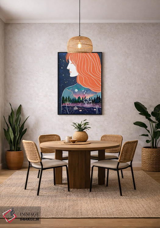 تابلو دکوراتیو جهان درون اثر میا چارو - D4B