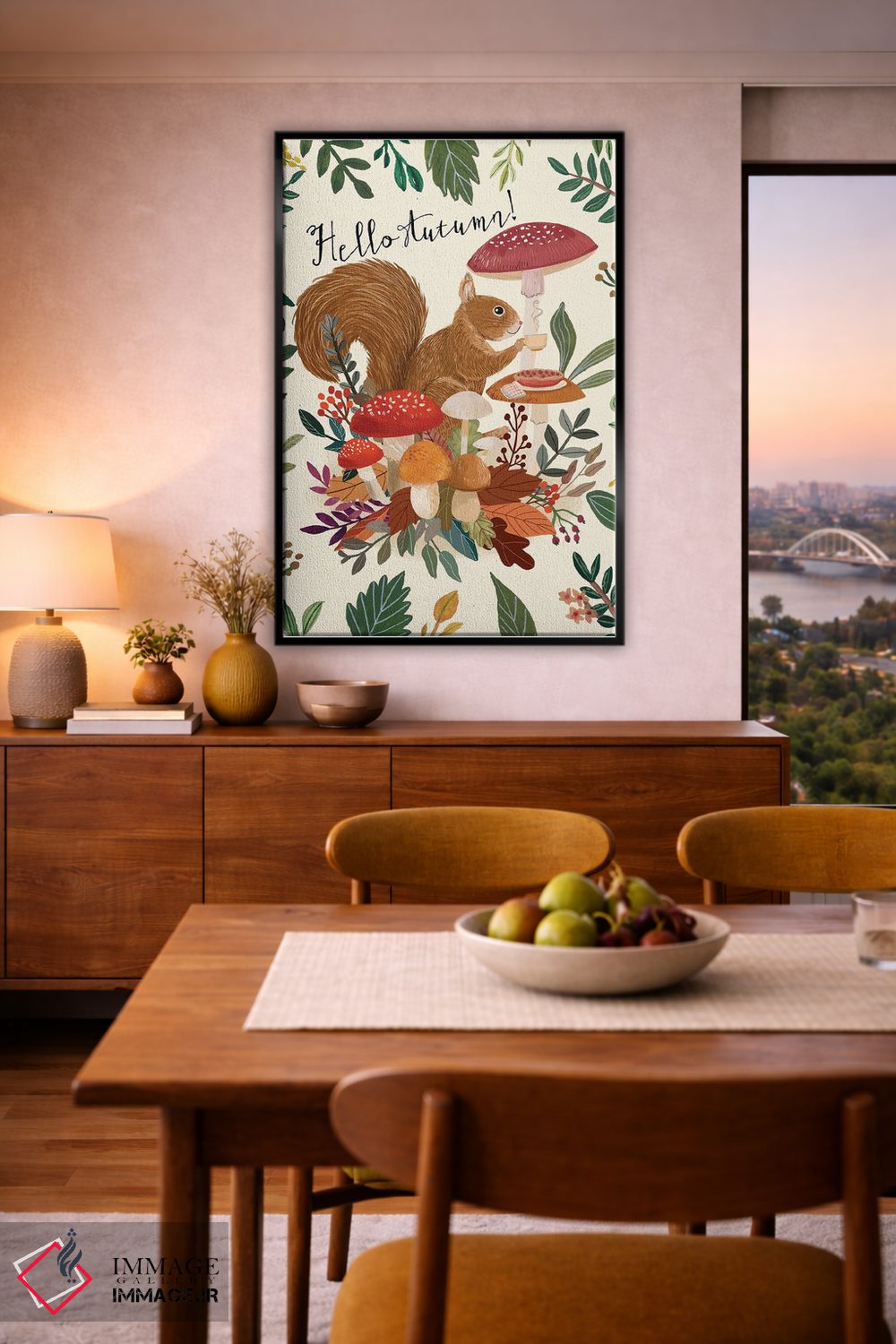 تابلو دکوراتیو سنجاب ۲ اثر میا چارو - D6B