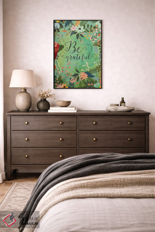 تابلو دکوراتیو سپاسگزار باش اثر میا چارو - D4B
