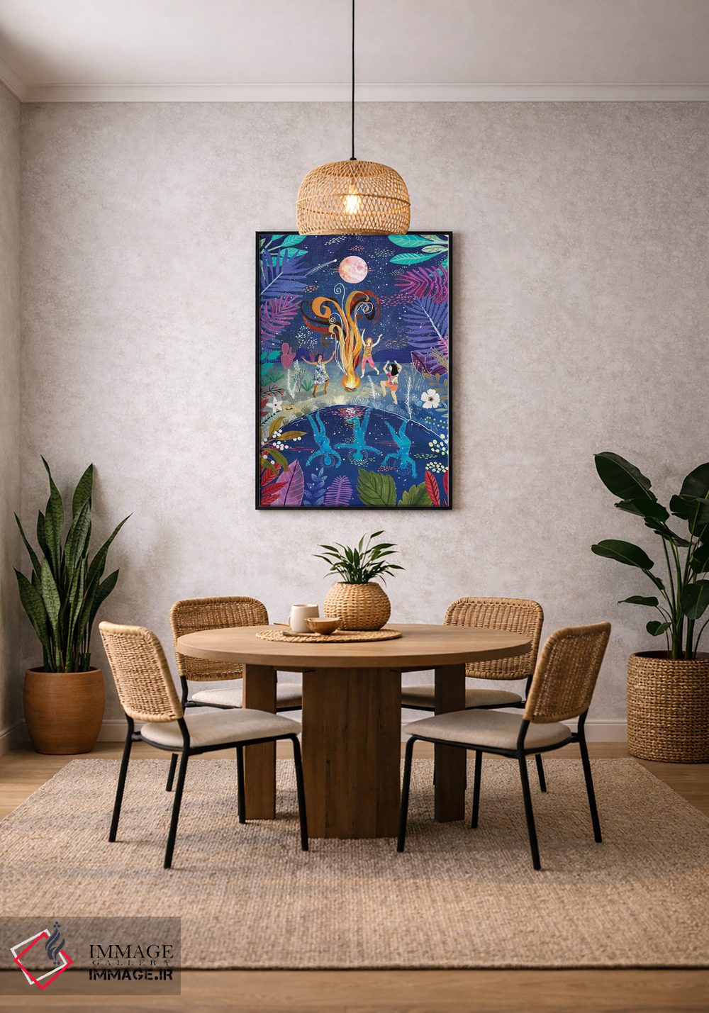 تابلو دکوراتیو با نیاکان مان رقصیدیم اثر میا چارو - D3B