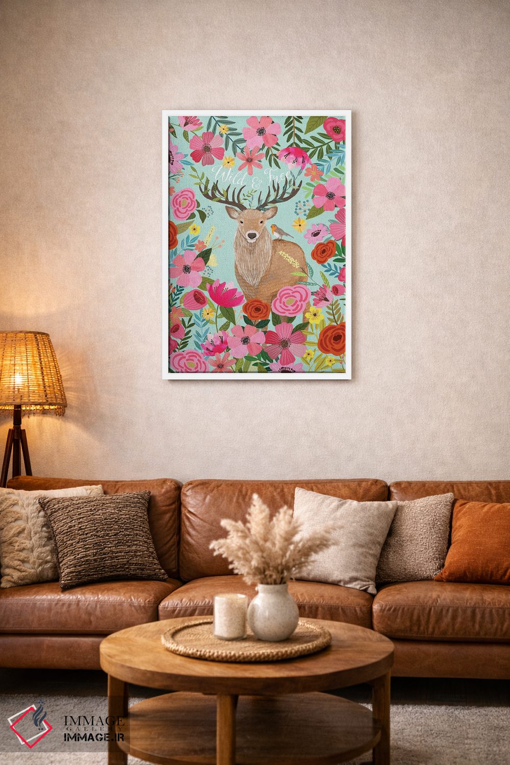 تابلو دکوراتیو وحشی و آزاد ۳ اثر میا چارو - D1W