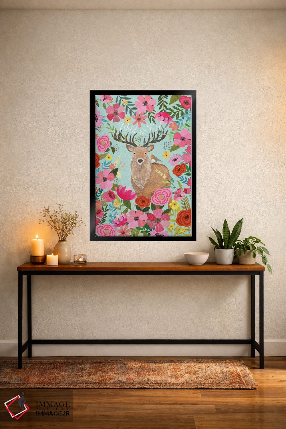 تابلو دکوراتیو وحشی و آزاد ۳ اثر میا چارو - D4B