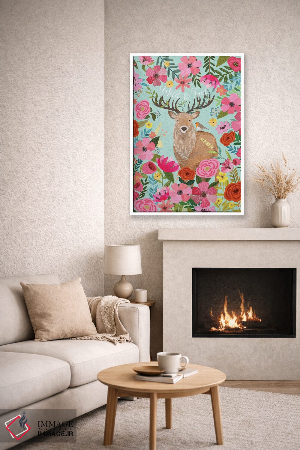 تابلو دکوراتیو وحشی و آزاد ۳ اثر میا چارو - D5W