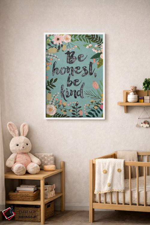 تابلو دکوراتیو Be Kind" اثر میا چارو - D2W