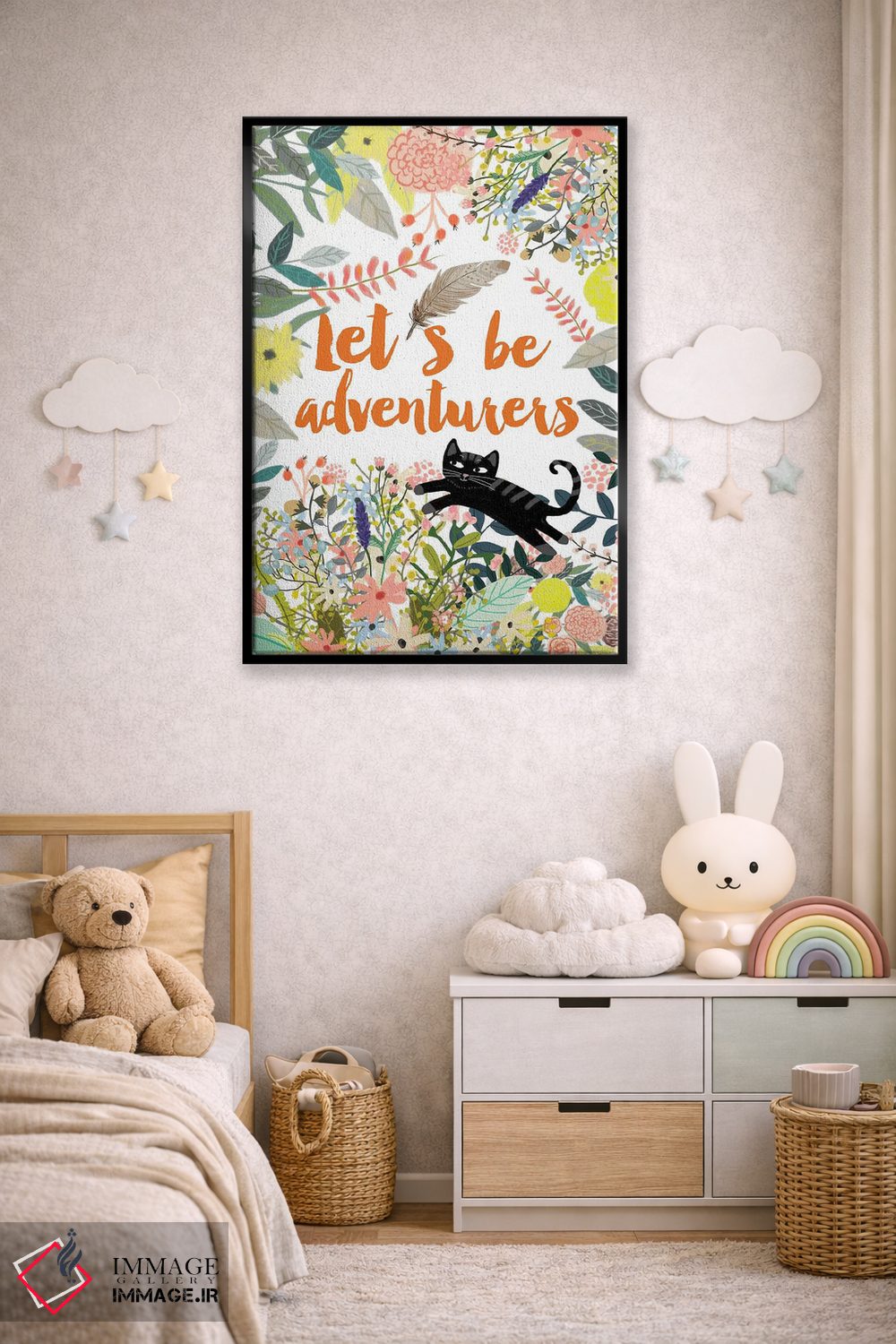 تابلو دکوراتیو بیایید ماجراجو باشیم ۲ اثر میا چارو - D6B