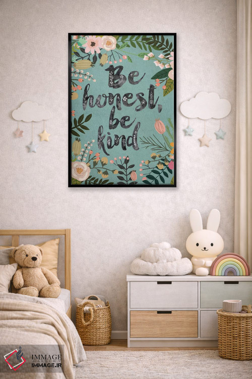 تابلو دکوراتیو Be Kind" اثر میا چارو - D6B