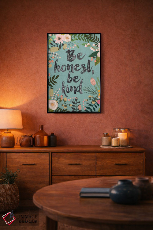 تابلو دکوراتیو Be Kind" اثر میا چارو - D5B