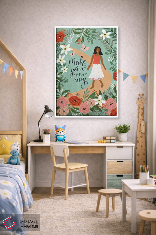 تابلو دکوراتیو راه خودت را بساز اثر میا چارو - D1W