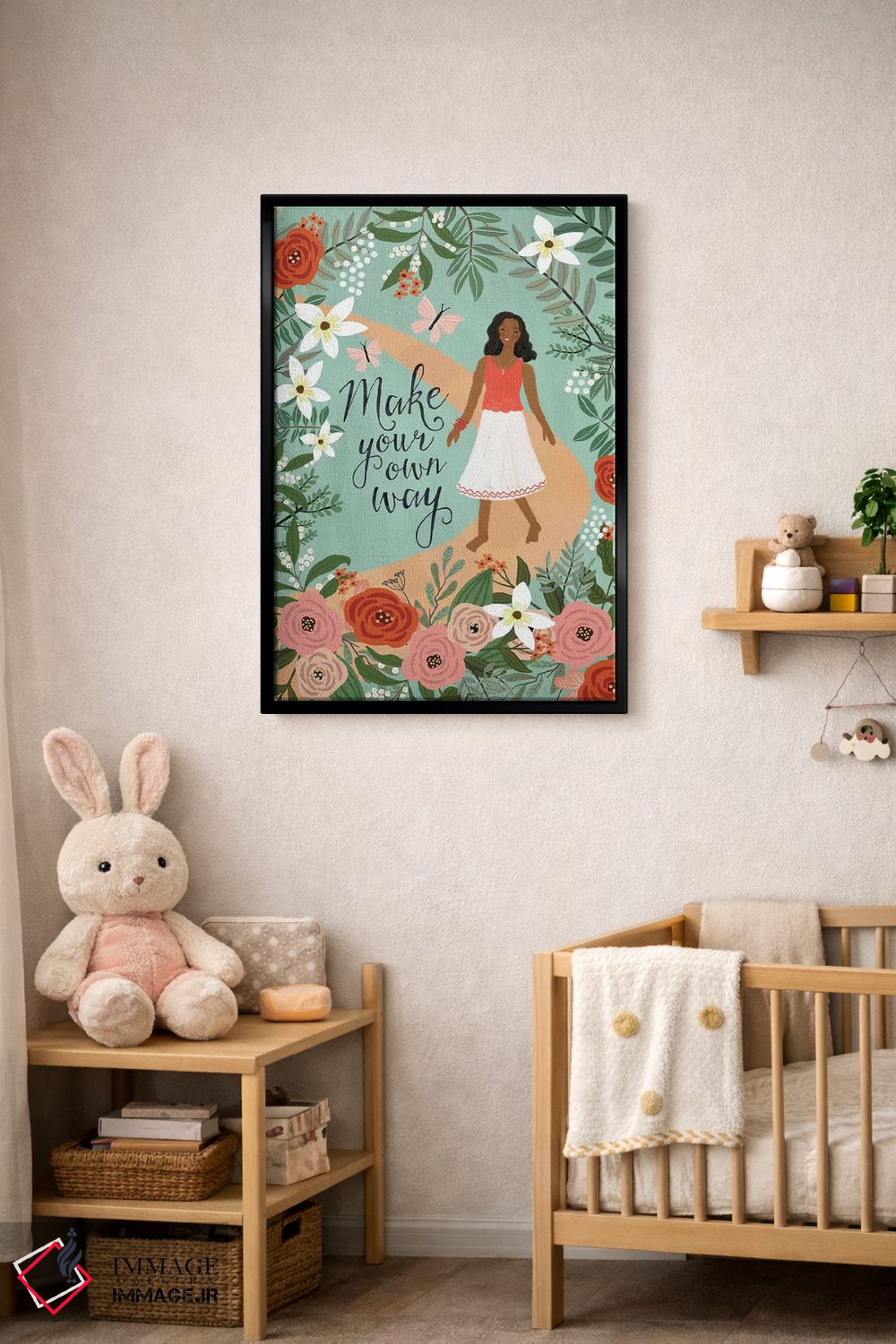 تابلو دکوراتیو راه خودت را بساز اثر میا چارو - D3B