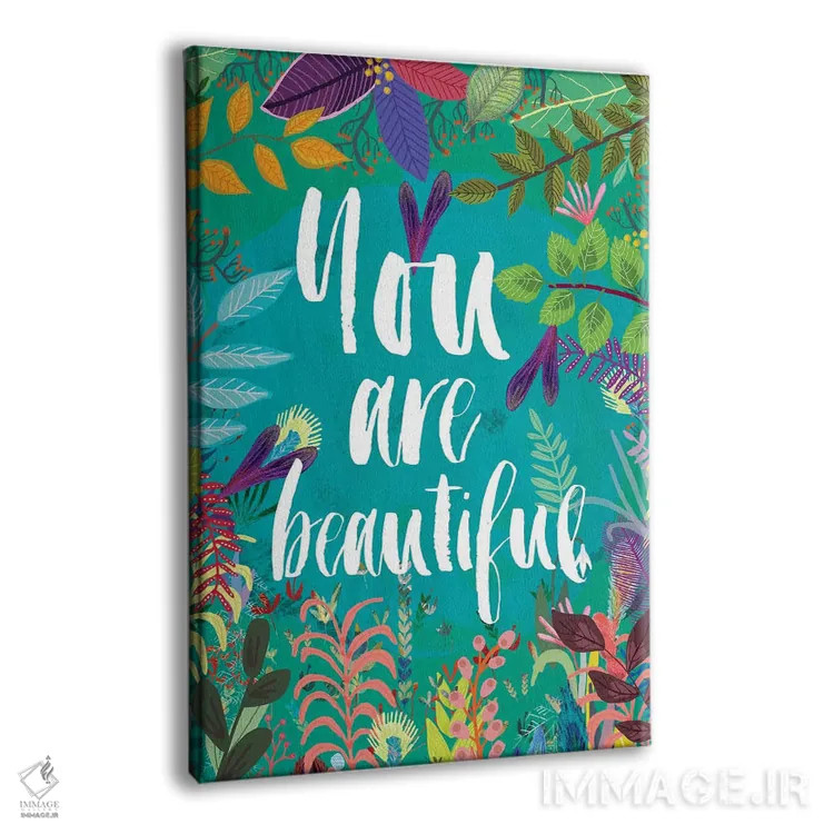 تابلو دکوراتیو تو زیبایی اثر میا چارو - نمای پرسپکتیو محصول