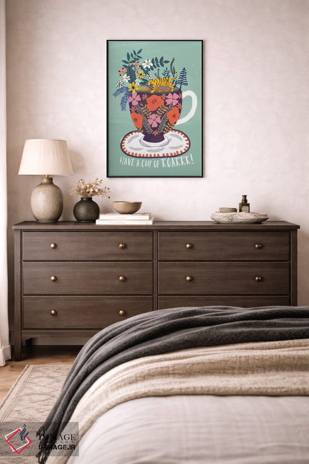 تابلو دکوراتیو چای اثر میا چارو - D5B