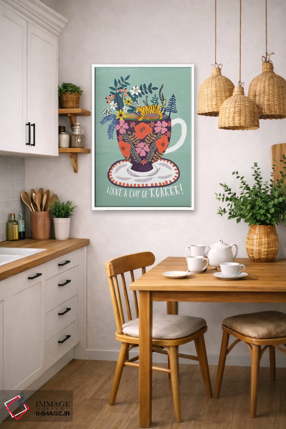 تابلو دکوراتیو چای اثر میا چارو - D6W