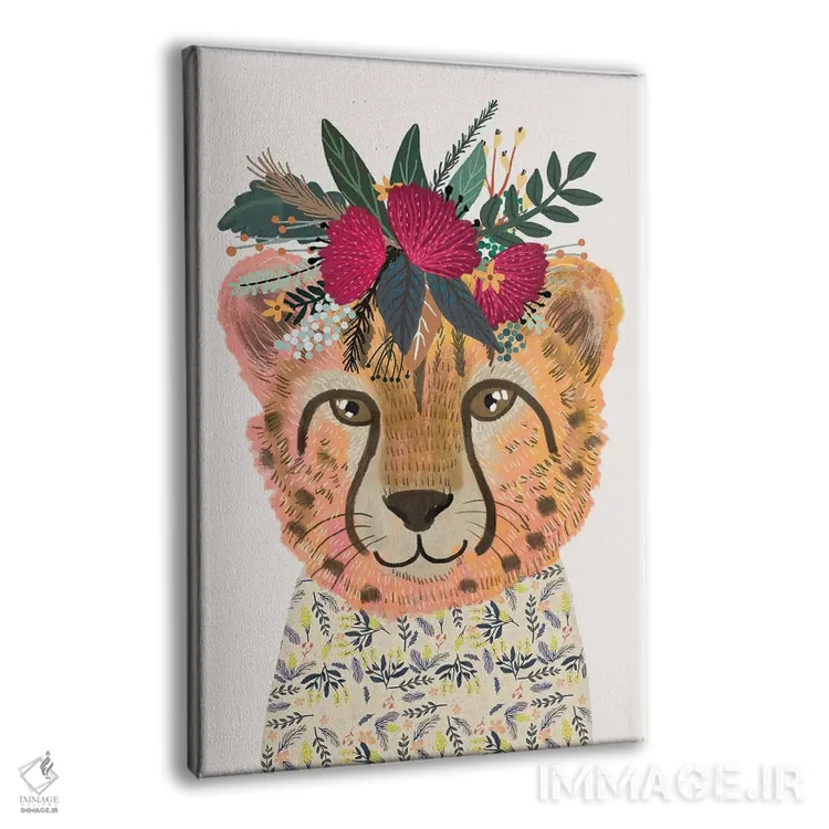 تابلو دکوراتیو یوزپلنگ اثر میا چارو - نمای پرسپکتیو محصول