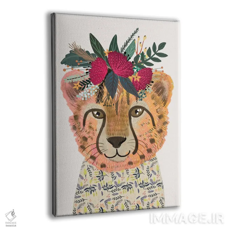 تابلو دکوراتیو یوزپلنگ اثر میا چارو - نمای پرسپکتیو محصول