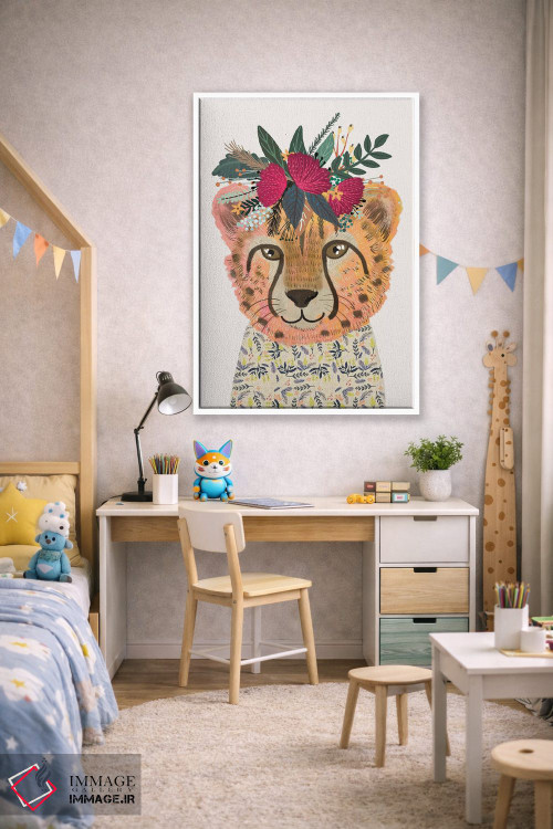 تابلو دکوراتیو یوزپلنگ اثر میا چارو - D1W