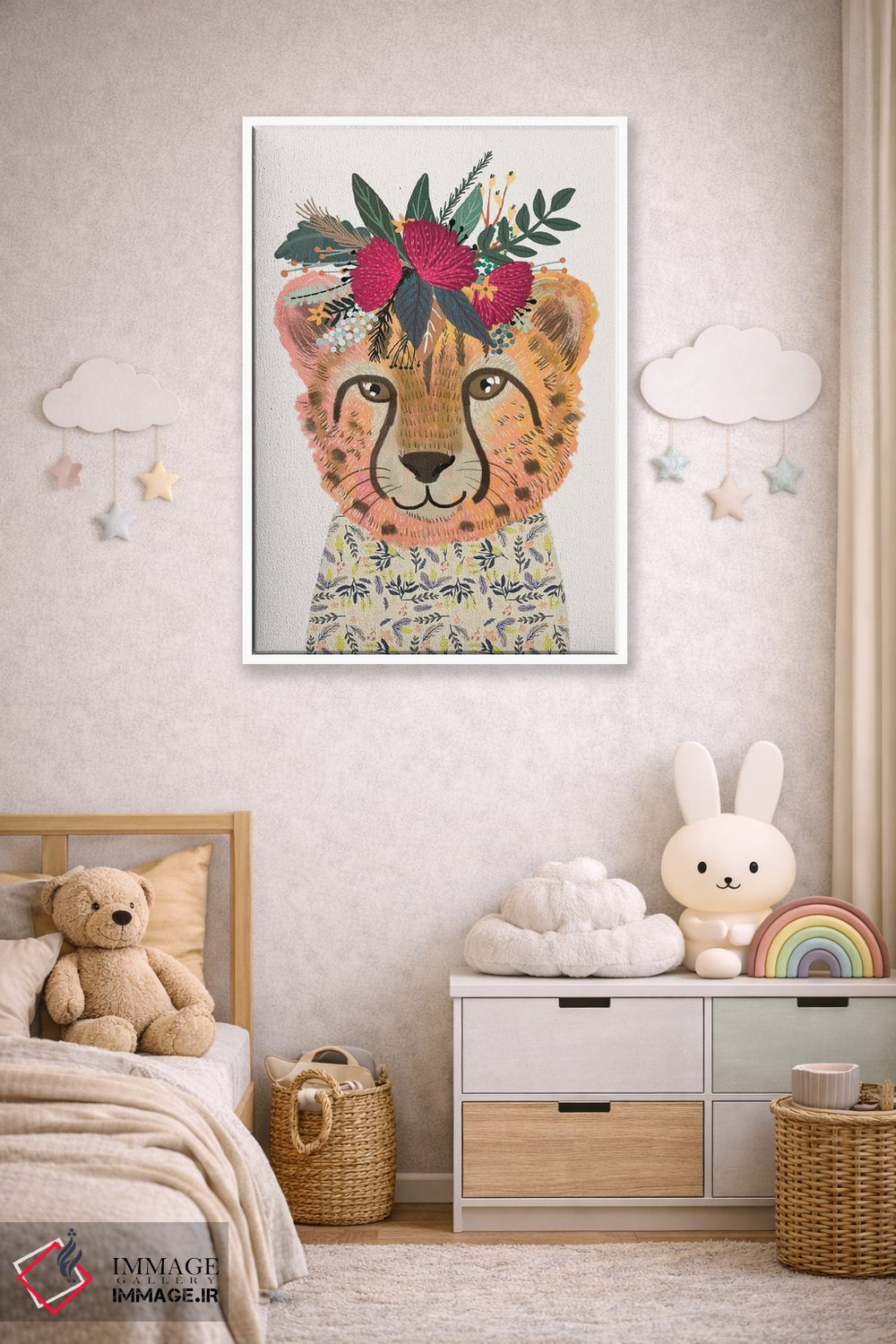 تابلو دکوراتیو یوزپلنگ اثر میا چارو - D4W