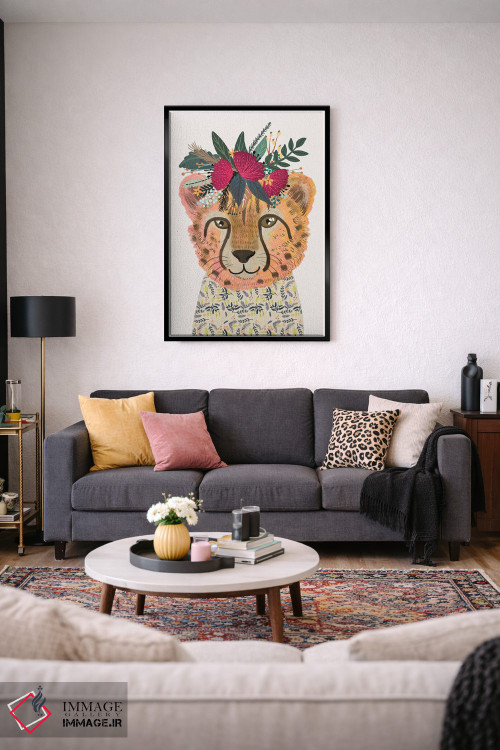 تابلو دکوراتیو یوزپلنگ اثر میا چارو - D5B