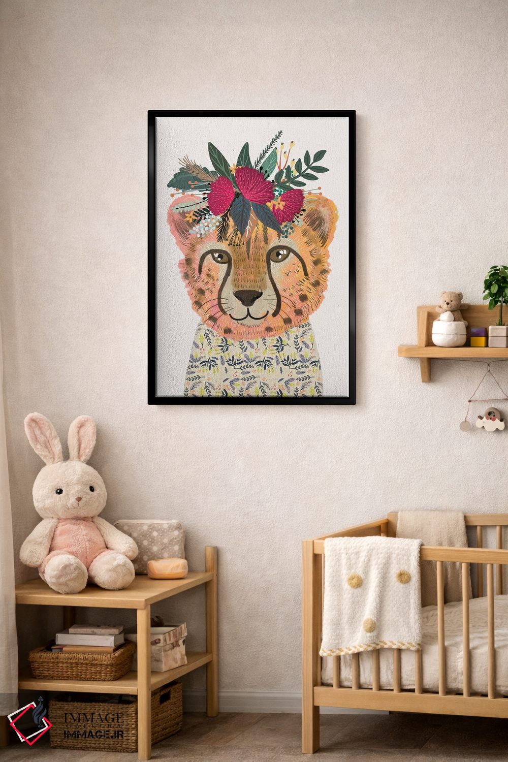 تابلو دکوراتیو یوزپلنگ اثر میا چارو - D6B